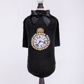 Tmeless Dog Tee (Color: black, size: SM)
