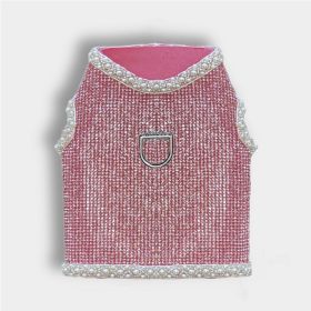 Imperial Crystal Dog Harness (Color: Prima Donna, size: XS)