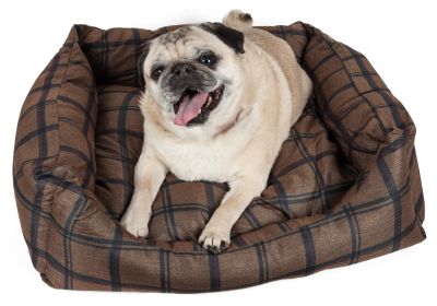 Wick-Away Nano-Silver and Anti-Bacterial Water Resistant Rectangular Dog Bed (size: medium)