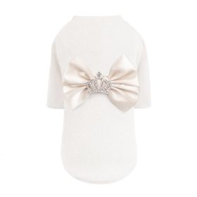 Royal Princess Dog Sweater (Color: Ivory, size: MD)