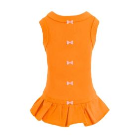 Candy Dog Dress Collection (Color: Orange, size: LG)